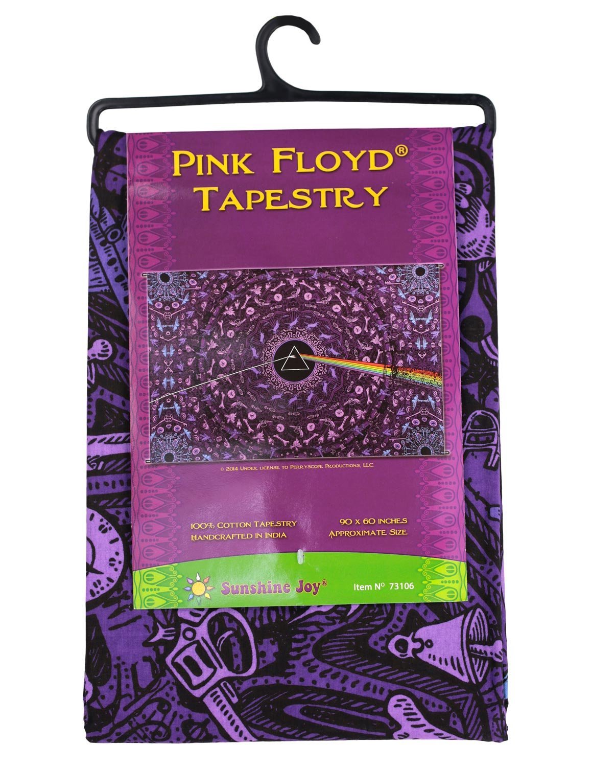 Sunshine Joy Pink Floyd The Dark Side Of The Moon Tapestry Lyrics Purple 60x90 Inches