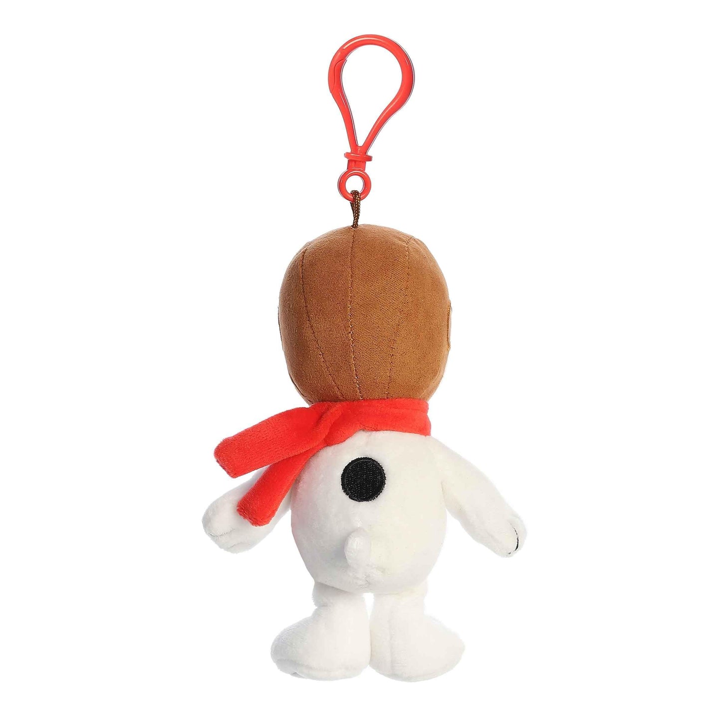 Aurora® Adorable Peanuts® Flying Ace Clip-On Stuffed Animal - Officially Licensed Toys for All Snoopy Fans - Nostalgic Gift for Adults and Birthday Celebrations - White 5 Inches