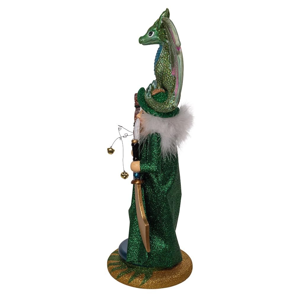 Kurt Adler 18-inch Hollywood Nutcrackers™ Wizard with Dragon Nutcracker