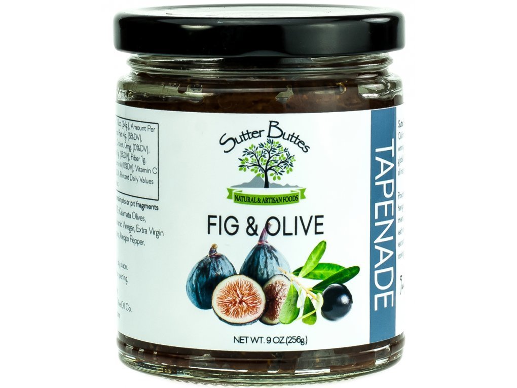 Sutter Buttes Olive Tapenade (9 oz Jar); Gourmet Artisan-Crafted Pesto Spread w/ Black Kalamata Olives, All-Natural Vegan Dip