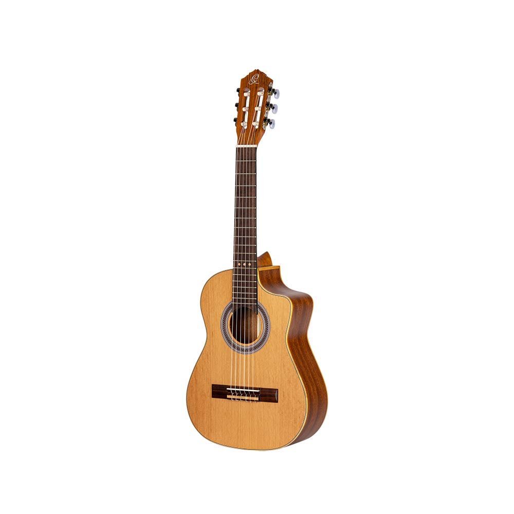 Ortega Guitars Requinto Series Pro 6 String Acoustic Guitar, Right (RQ39)
