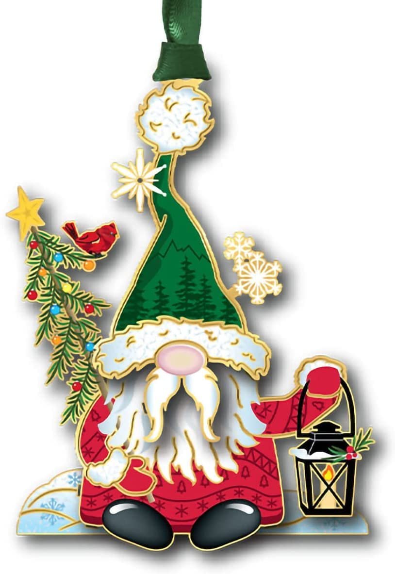 Beacon Design Holiday Santa Gnome Ornament