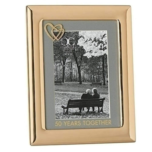 Roman Giftware Inc., Caroline Collection, Wedding & Anniversary, 8.5" H 50 Years Together Frame,Religious, Inspirational, Durable (6x1x8)