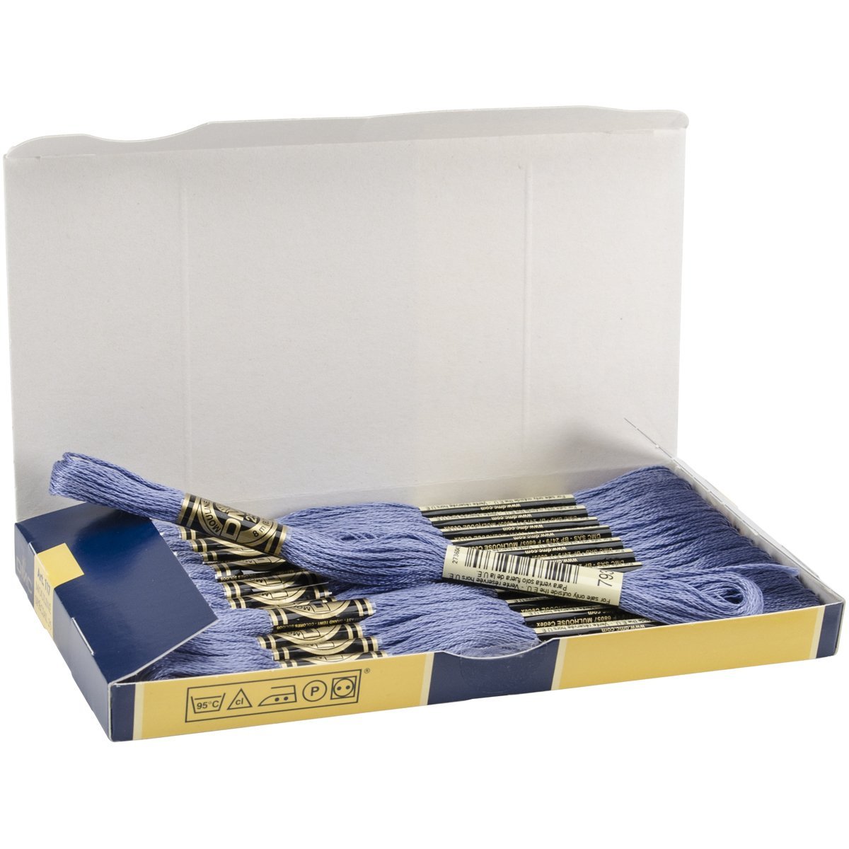 Bulk Buy: DMC Thread Six Strand Embroidery Cotton 8.7 Yards Medium Cornflower Blue 117-793 (12-Pack)