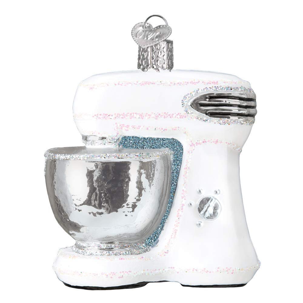 Old World Christmas Hanging Tree Ornament, White Mixer