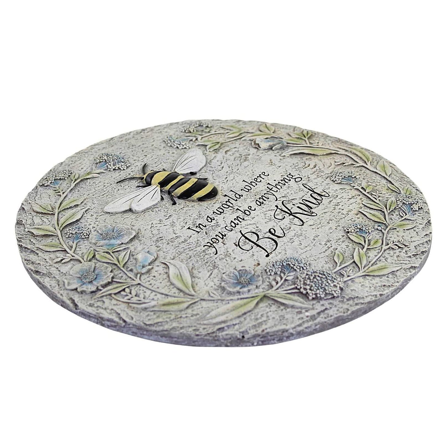 Roman Giftware Inc., Garden Collection, 11.75" D BEE Stepping Stone,Religious, Inspirational, Durable (1x11x11)