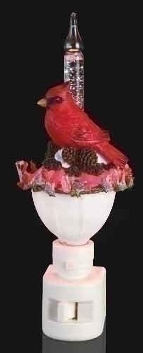 Roman 46673 - 6" Cardinal Bubble Light Night Light
