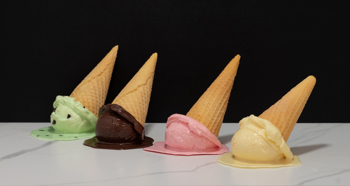 Just Dough It Fake Melting Strawberry Ice Cream Cone