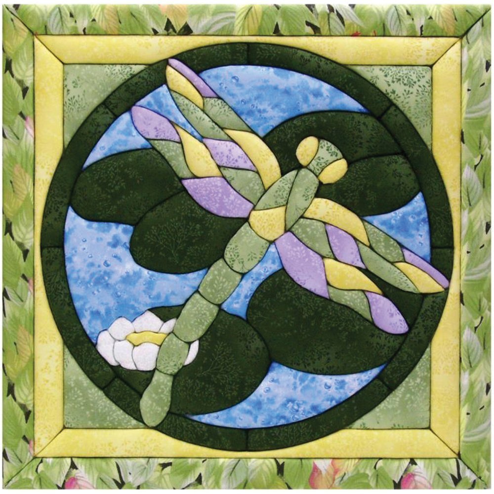 Quilt Magic No Sew Wall Hanging Kit - Dragonfly