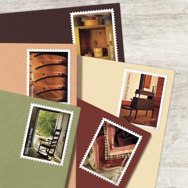 Shaker Design 2024 (Sheet of 12) First-Class Mail Forever Postage Stamps