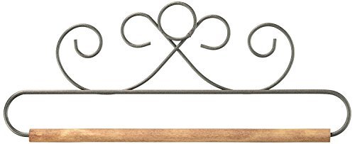 Ackfeld 8in French Curls Gray Fabric Holder, 8"