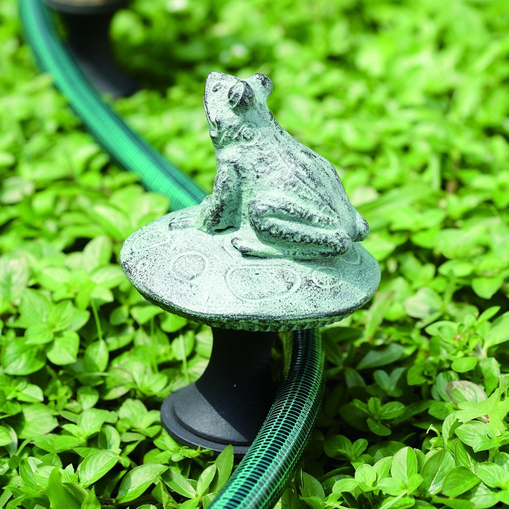 SPI Home 33146 Frog on Mushroom Hose Guard