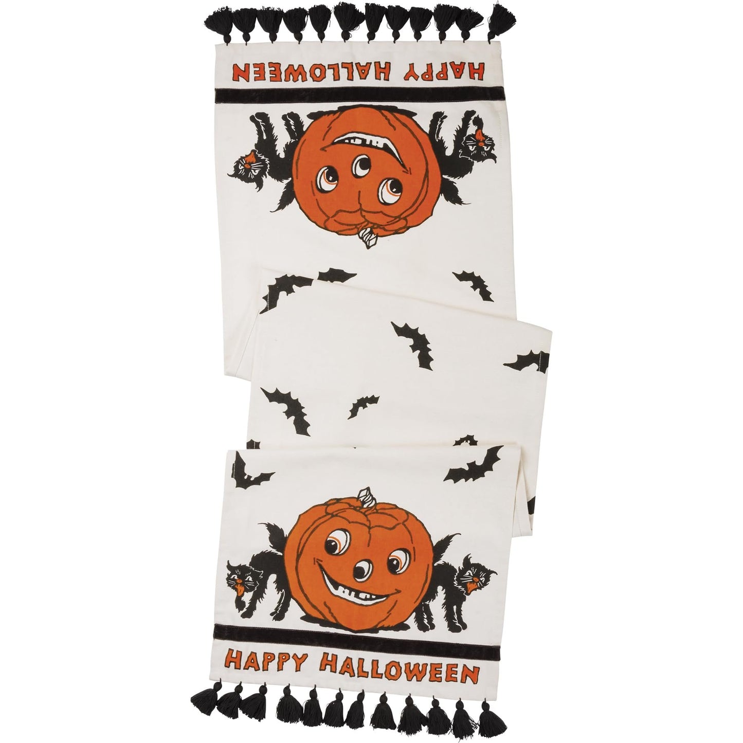 Primitives by Kathy Happy Halloween Table Runner