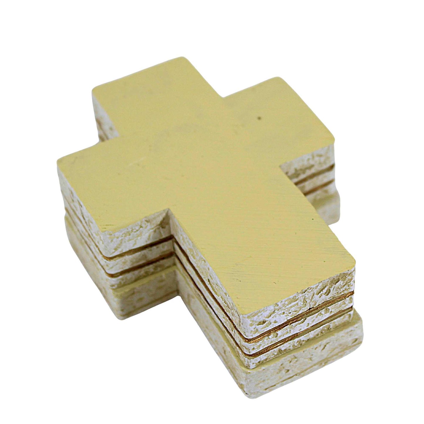 My First Communion Cross Shaped 2.5 x 3.5 Inch Resin Stone Keepsake Box