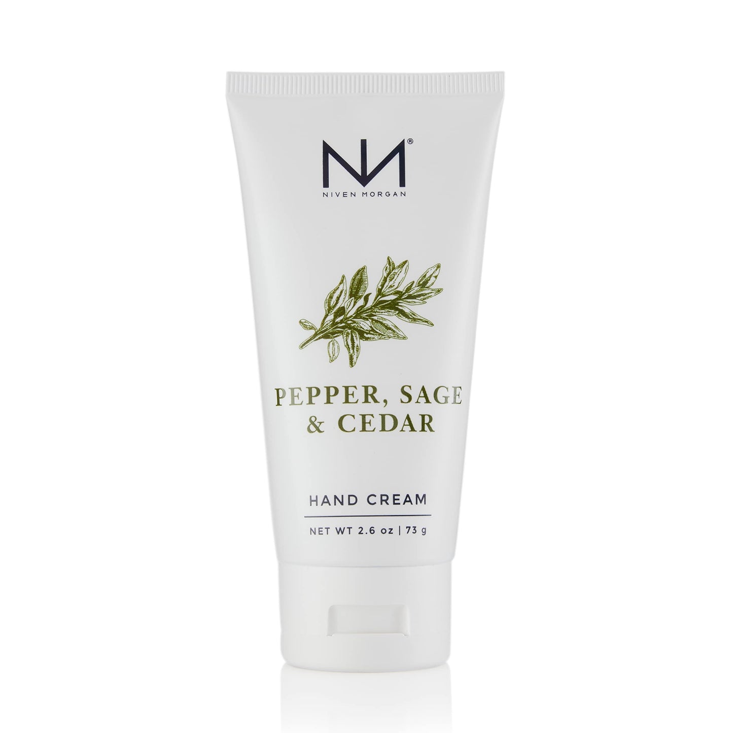 Niven Morgan Pepper Sage & Cedar Travel Hand Cream 2.6 oz