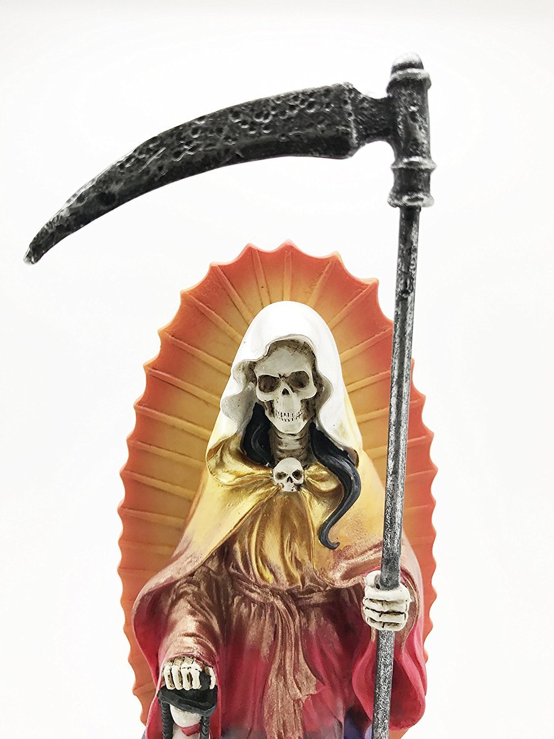 Pacific Giftware Santa Muerte Saint of Holy Death Seven Powers Religious Resin Statue Figurine