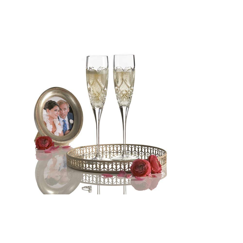Waterford Love True Love Crystal Toasting Flute Pair