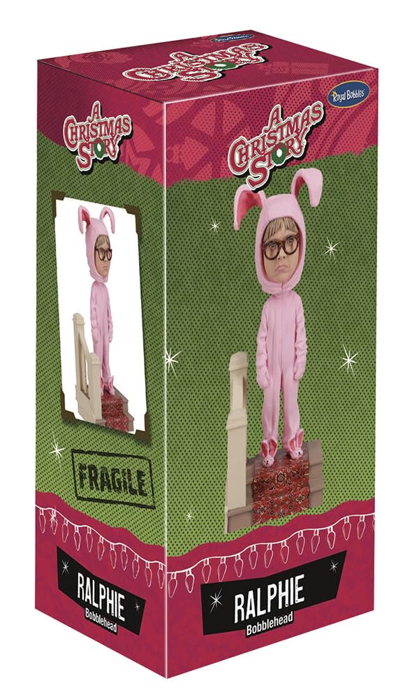 Royal Bobbles A Christmas Story Ralphie in Bunny Suit Collectible Bobblehead Statue
