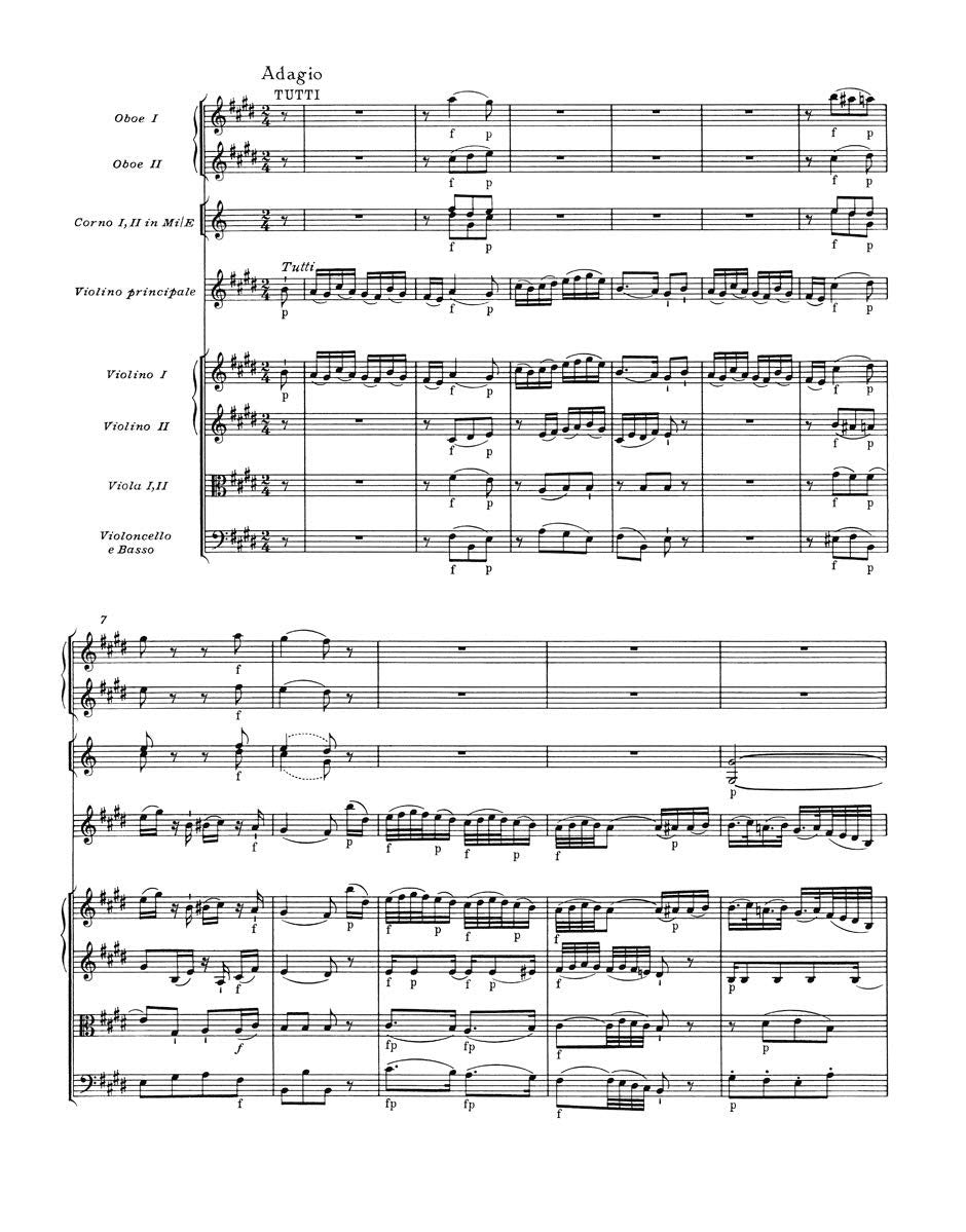Mozart: Violin Concerto No. 5 in A Major, K. 219 (Full Score)