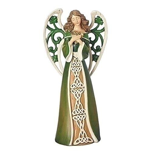 Roman Giftware Inc., Irish & Celtic Collection, 7.5" H Irish Angel,Religious, Inspirational, Durable (3x2x7)
