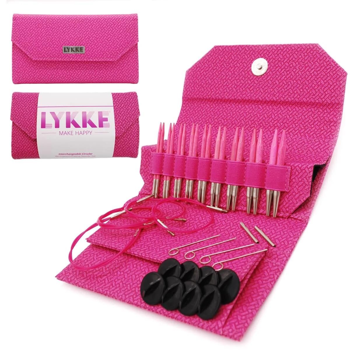 Lykke 3.5" Blush Magenta Basketweave Interchangeable Gift Set