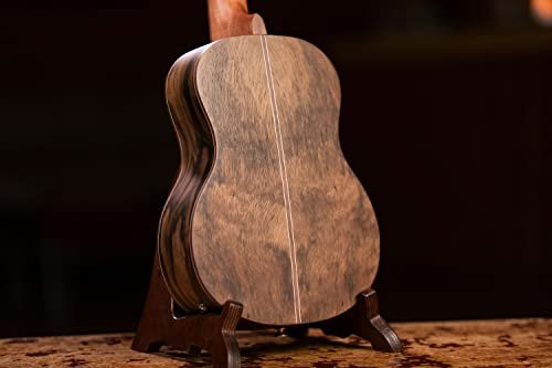 Ortega Guitars, 4-String Lizard Series Tenor Acoustic-Electric Ukulele w/Bag, Right TE-GB