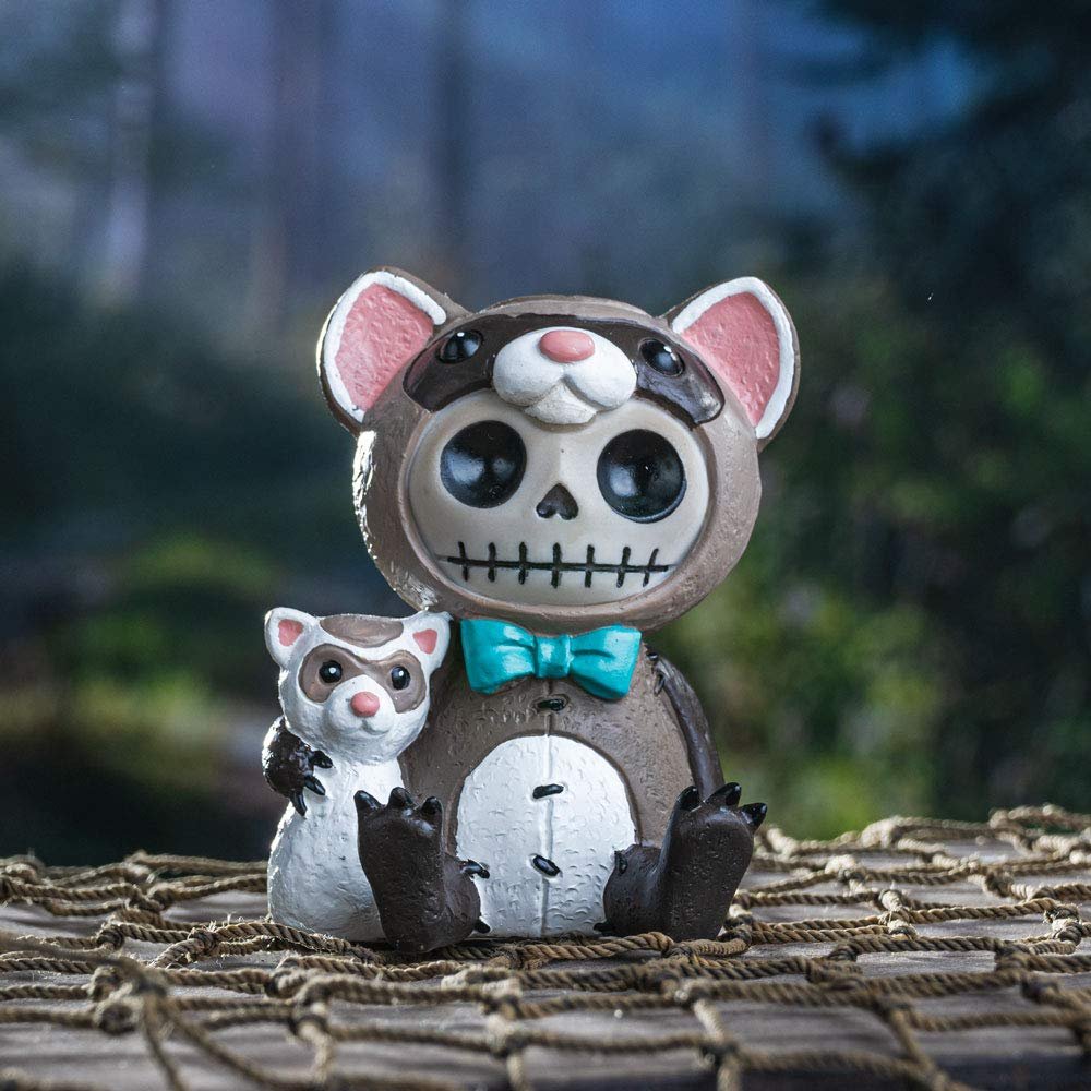 Furrybones Summit Collection Ferris Figurine Decorative Signature in Ferret Costume 3 Inch Tall Collectible Statue