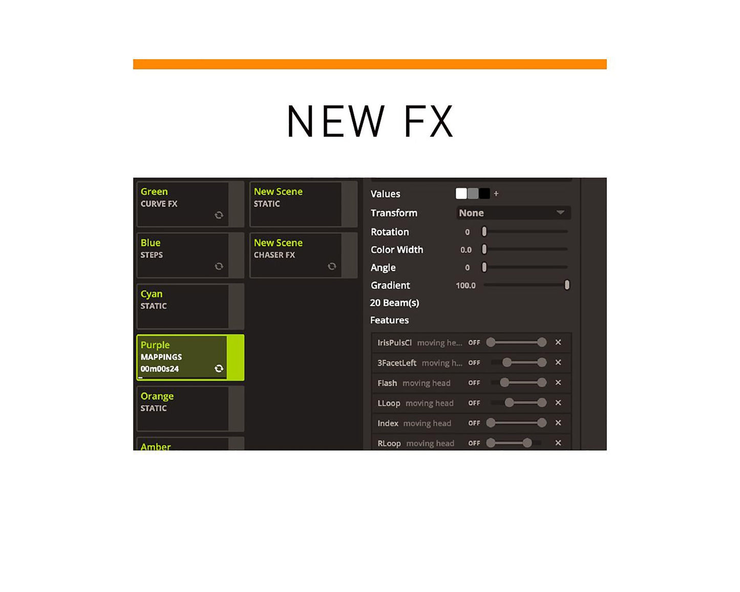 American DJ myDMX 5 Express DMX Lighting Control Software for PC and Mac