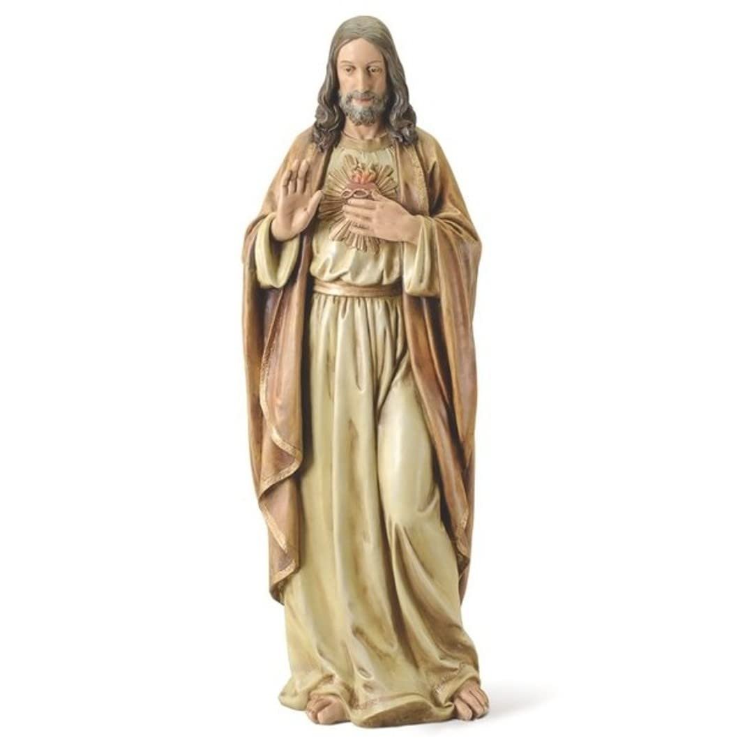 Renaissance Collection Joseph's Studio by Roman Exclusive Sacred Heart of Jesus Statue, 37.5-Inch