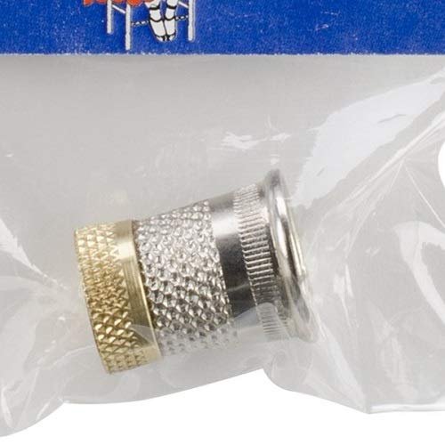 Colonial Needle Raised-Edge Thimble Size 8 Notion, Silver