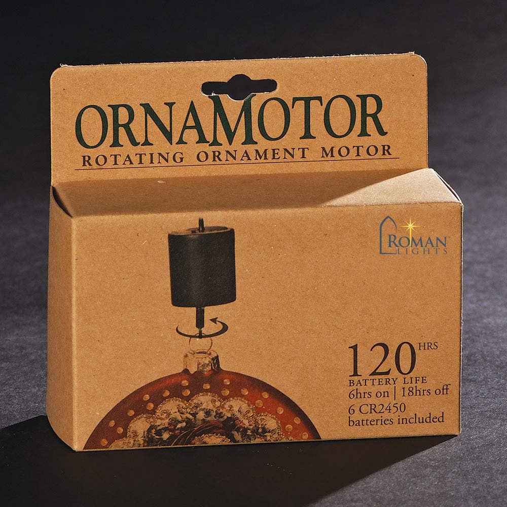Roman 2.2 Inch Tall 3 Pack Ornamotor Ornament Spinners