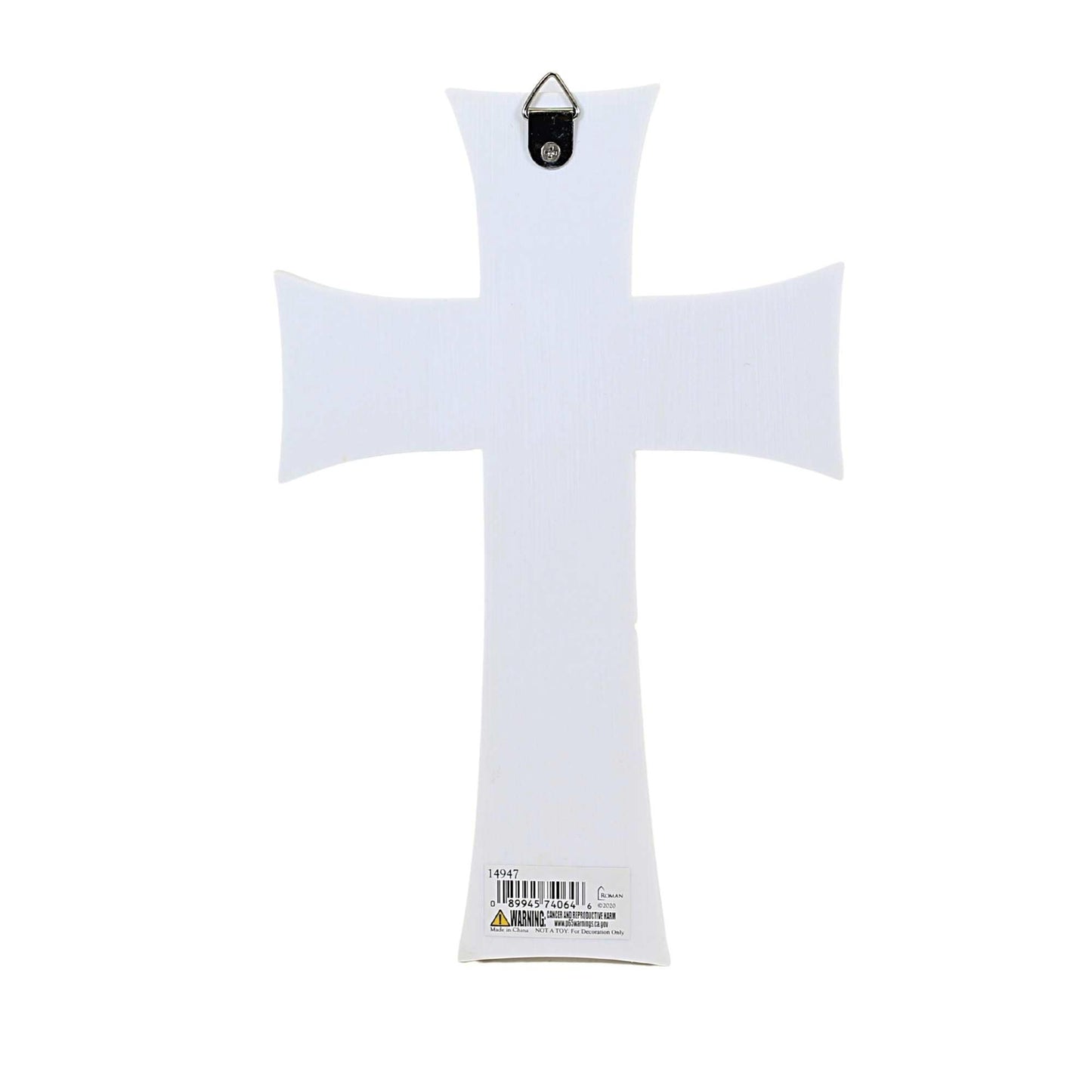 Roman Giftware Inc., Wedding & Anniversary, 7.5" H LACE Wedding Wall Cross,Religious, Inspirational, Durable (1x4x7)