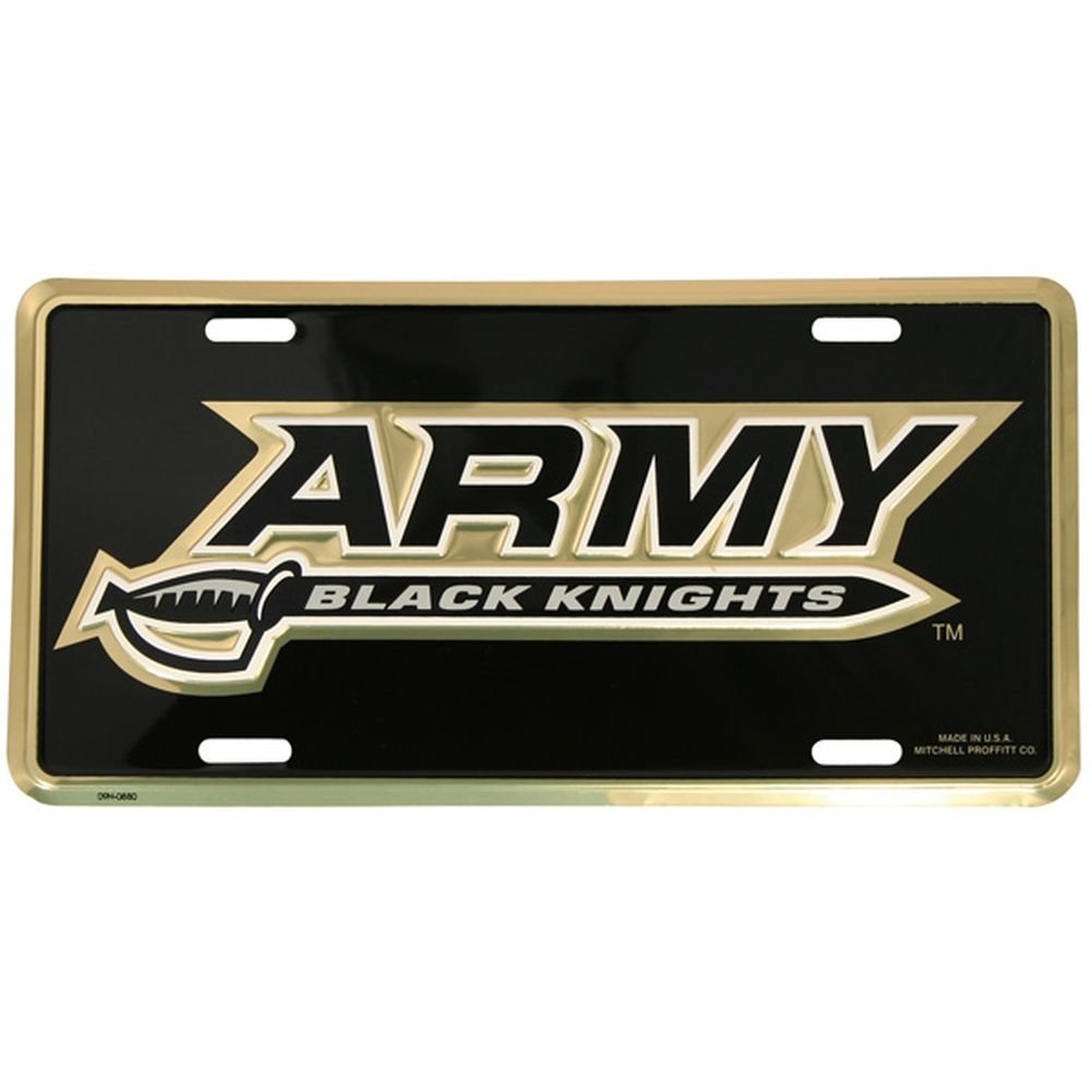 Honor Country Army Black Knights Gold License Plate