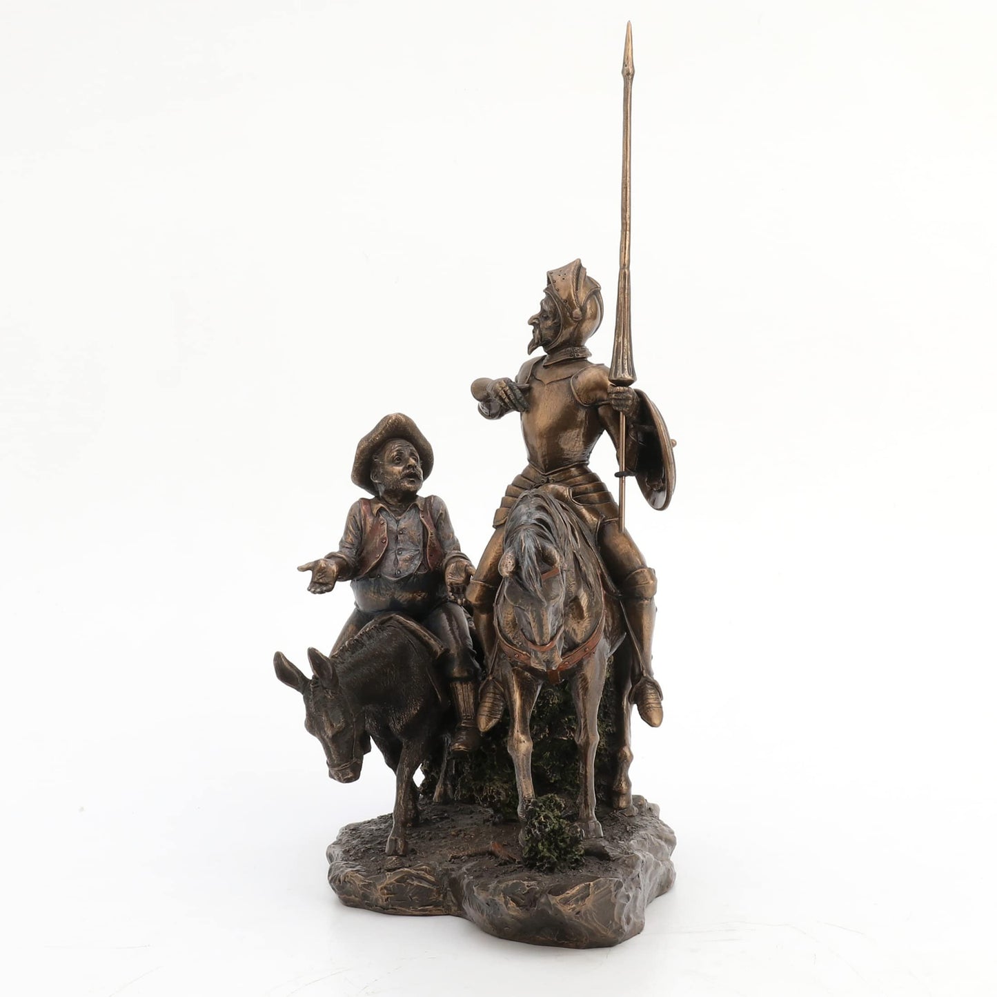 Unicorn Studios Don Quxote & Sancho Panza, Cold Cast Bronze