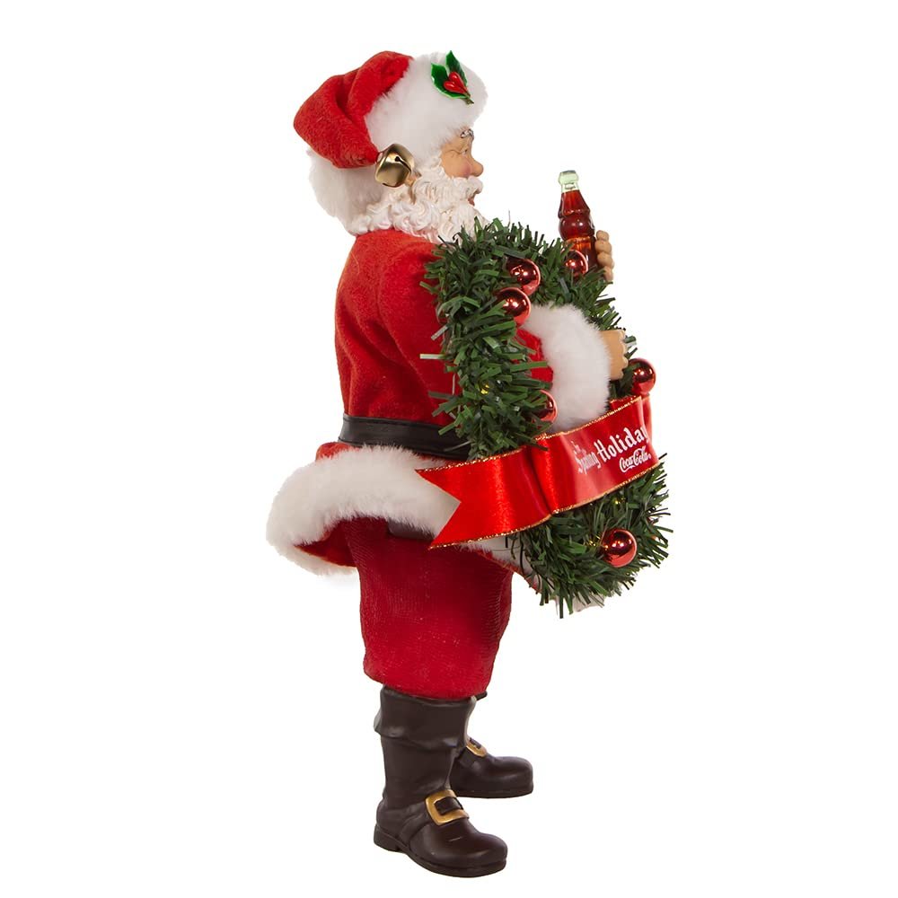 Kurt S. Adler Festive Christmas Holiday Tabletop Decoration Figurine
