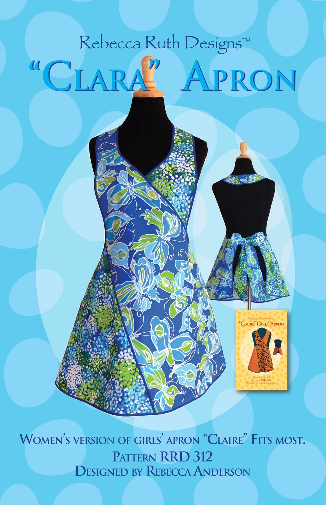 Rebecca Ruth Designs Clara Apron Sewing Pattern