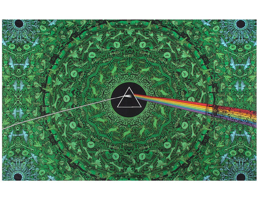 Sunshine Joy Pink Floyd The Dark Side Of The Moon Tapestry Lyrics Green 60x90 Inches