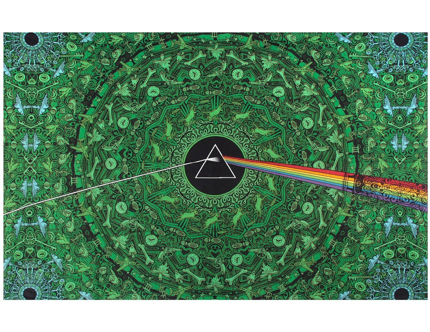 Sunshine Joy Pink Floyd The Dark Side Of The Moon Tapestry Lyrics Green 60x90 Inches