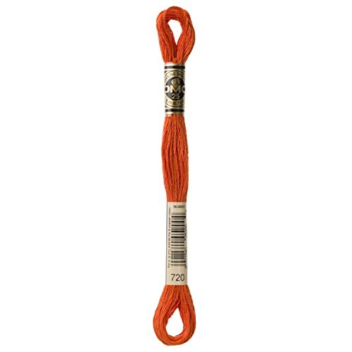 Dmc 6-Strand Embroidery Cotton 8.7yd-Dark Orange Spice