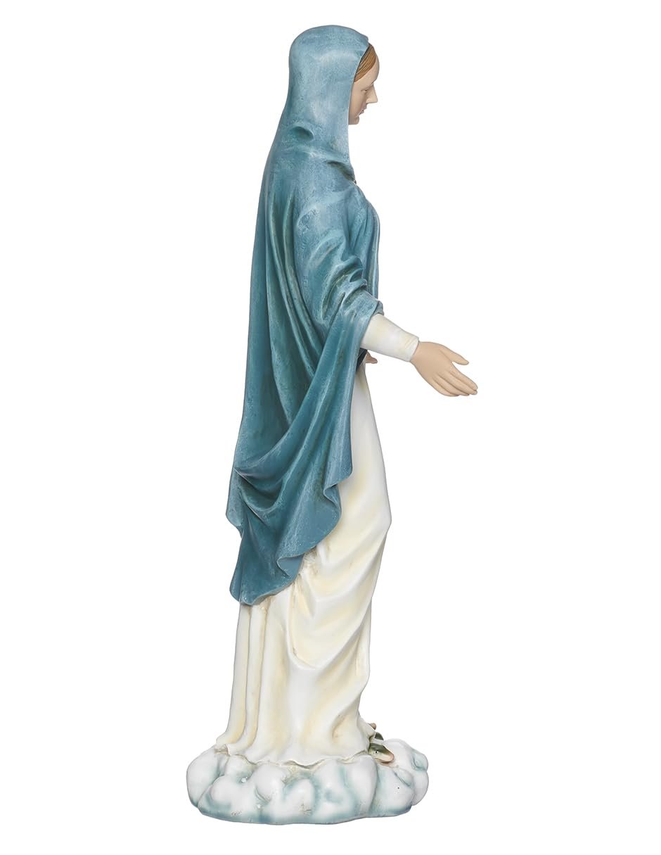 Roman oseph's Studio 23.5-Inch Our Lady of Grace Statue – Renaissance Collection, Catholic Home Decor, Virgin Mary Figurine, Religious Gift