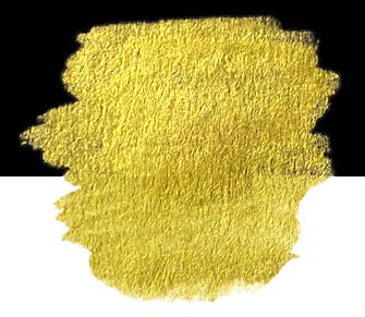 Finetec Pearlescent Watercolor Pan Refill, Metallic Crystal Gold (F1223)