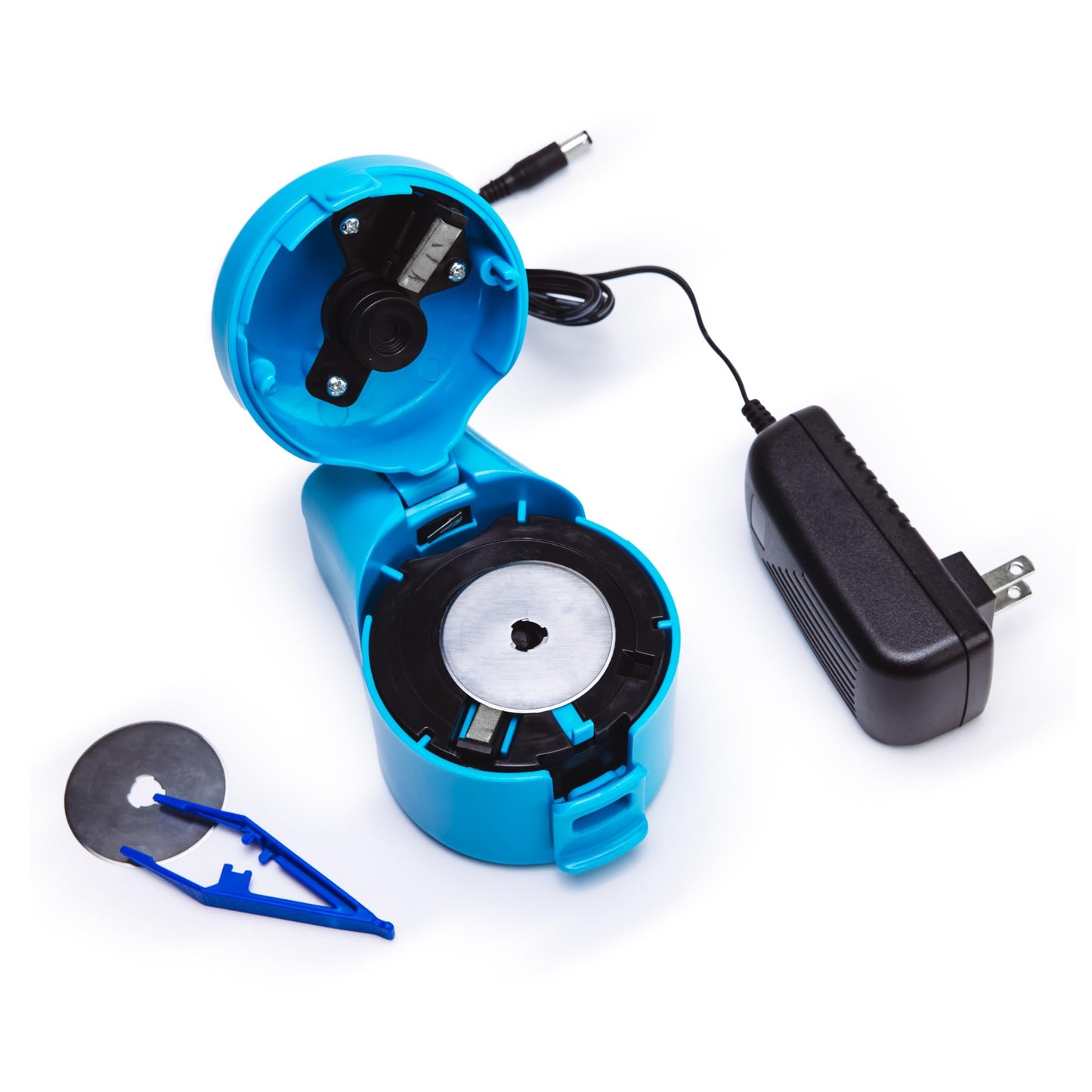 TrueCut TrueSharp 2 Rotary Cutter Blade Sharpener – Fast, Easy Diamond Grit Sharpener for 28mm, 45mm & 60mm Blades – Quilting and Sewing Tool