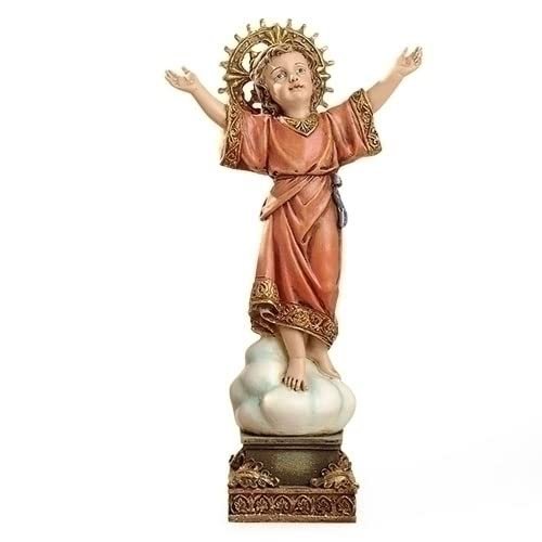 Roman Joseph's Studio Inc., The Divine Child Figure on Base, 10" Scale Renaissance Collection, 8" H, Resin and Stone, Religious Gift, Decoration
