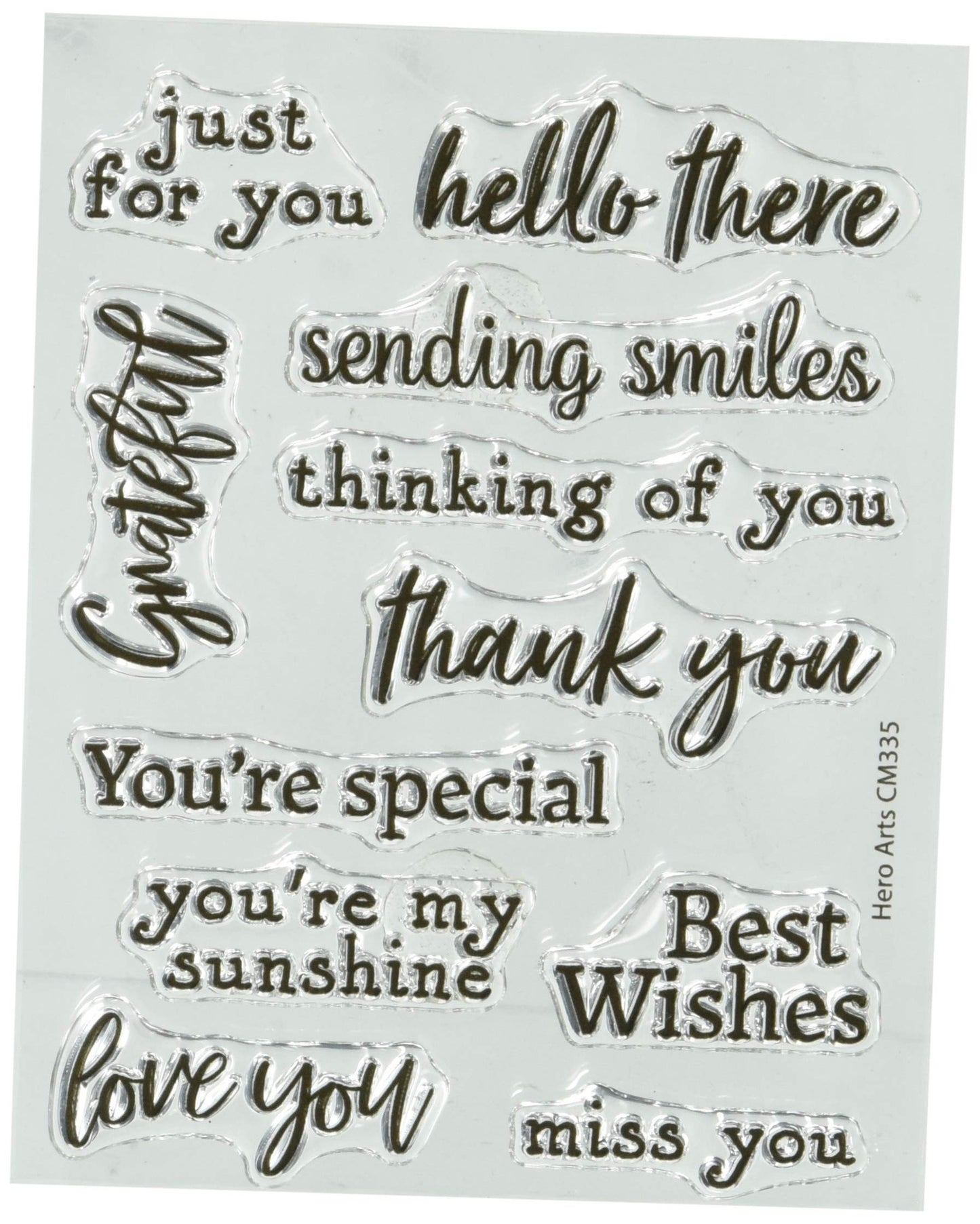 Greetings Clear Stamps