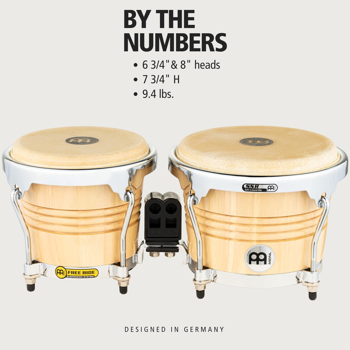 Meinl 6 3/4-inch and 8-inch Bongo