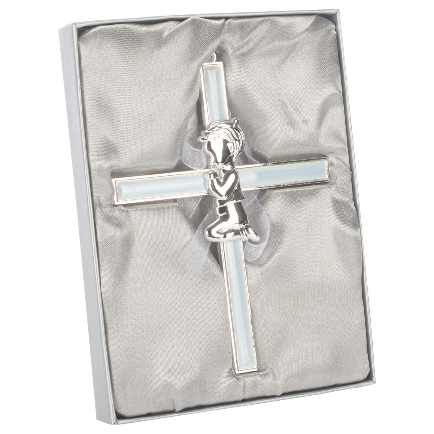 Roman Blue Boy Cross Caroline Collection, 6"H