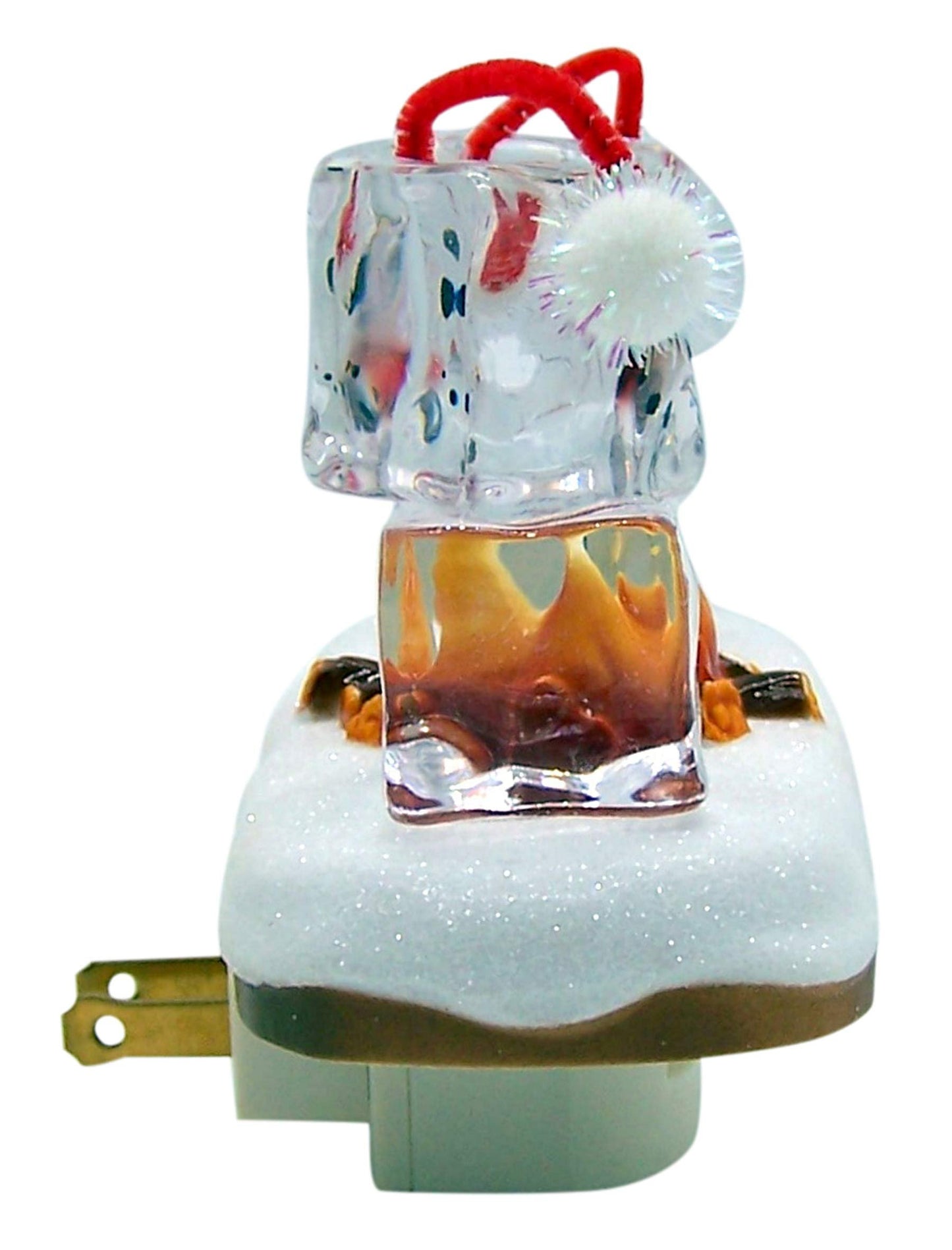 Roman 4.5" H ICE Cube Campfire Night