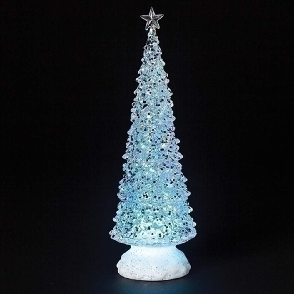 Roman 133092 Led Color Sparkle Tree with Star, 13 inch, Multicolor
