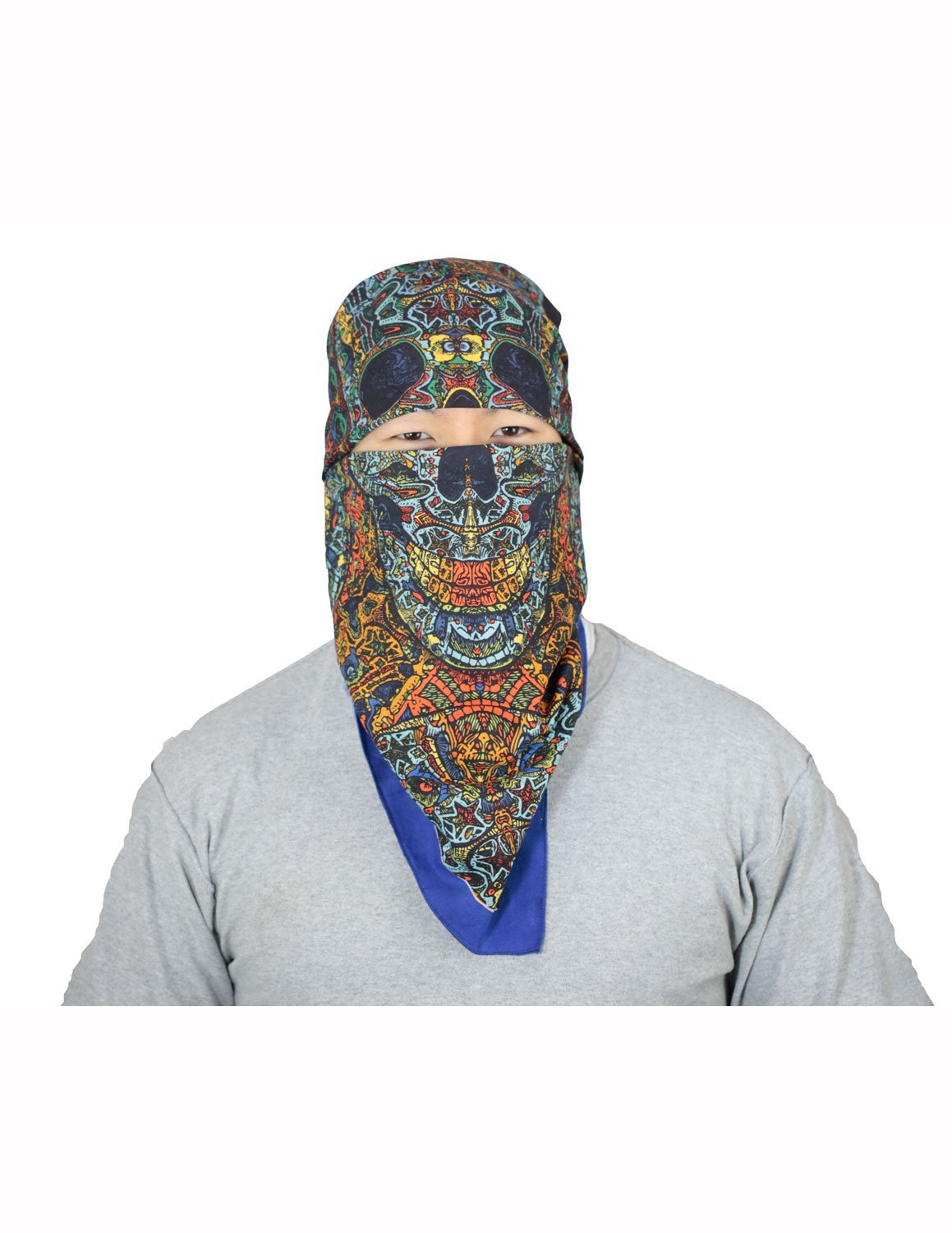 Sunshine Joy 3D Skull Psychedelic Bandana