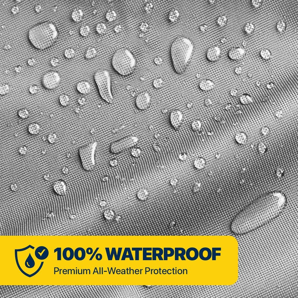 Seal Skin Covers Heavy-Duty Pontoon Boat Cover, Waterproof & UV Resistant, Fits 20 to 23ft L & Up to 102” W, Marine-Grade Protection with Secure Straps & Elastic Hem, All Weather Protection